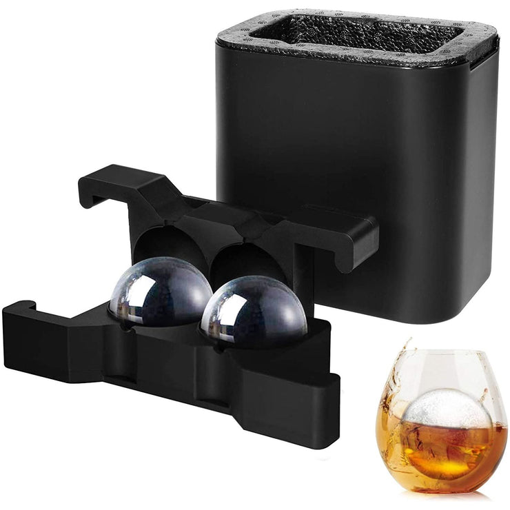 Crystal Clear Ice Ball Maker Ice Ball Press Spherical Whiskey Tray Mould Bubble-Free Ice Cube Maker Diamond Skull Ice Box Mold - Free Shipping