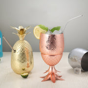 500ml Wine Cup Stainless Steel Pineapple Shape Cocktail Glass Bar Cafe Fashion Party Mug