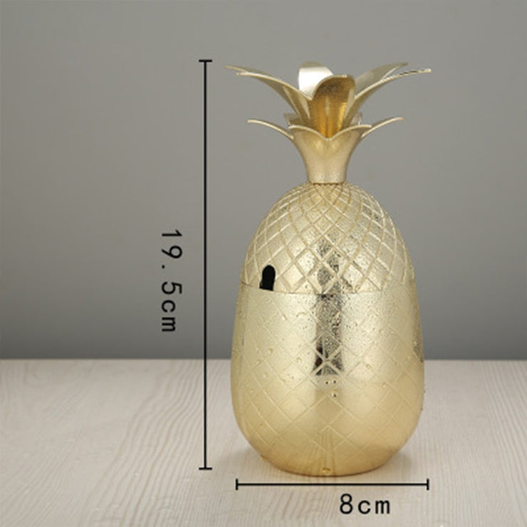 Stainless Steel Pineapple Shape Cocktail Glass - Free Shipping!