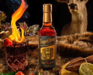 Caged Heat Spicy and complex. Tamarind, cardamom, and ghost pepper collide in this bold syrup that brings any cocktail—or mocktail—to life.