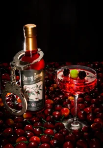 Cherry Bomb Rich, decadent, and dark. Cherry, cacao, and decaf coffee come together for a lush, low-key indulgence.