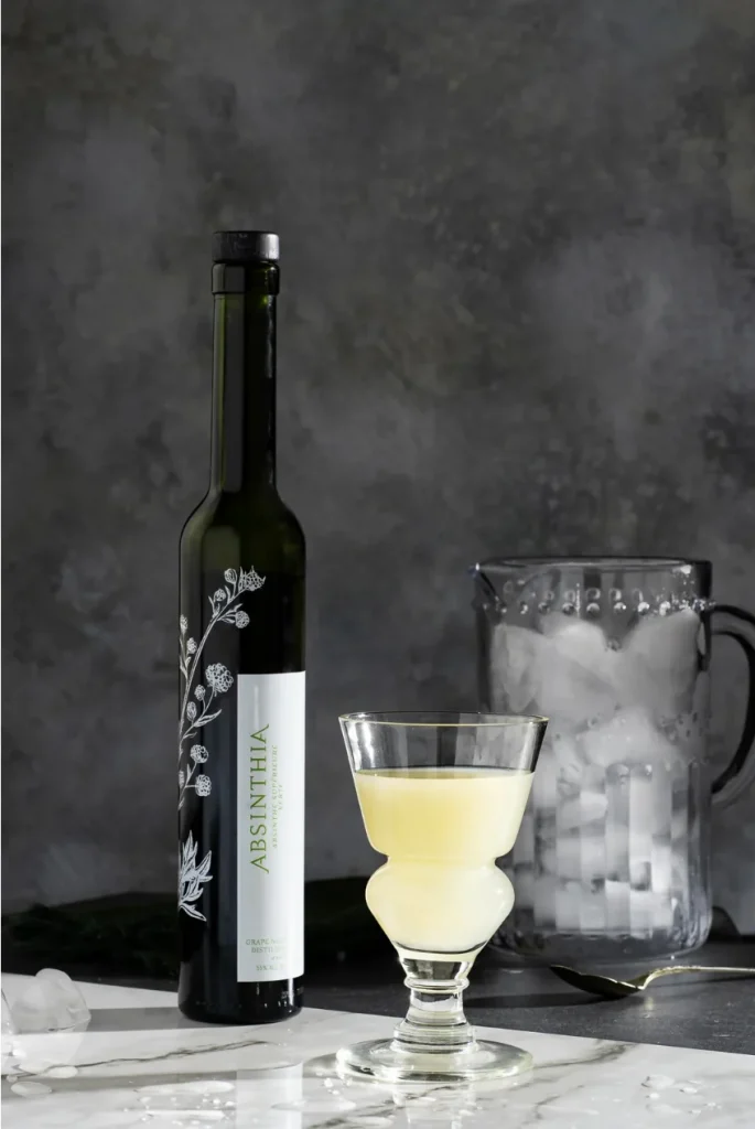 Absinthia Absinthe Verte Bold, green, and vibrant. 95 points by Beverage Testing Institute.