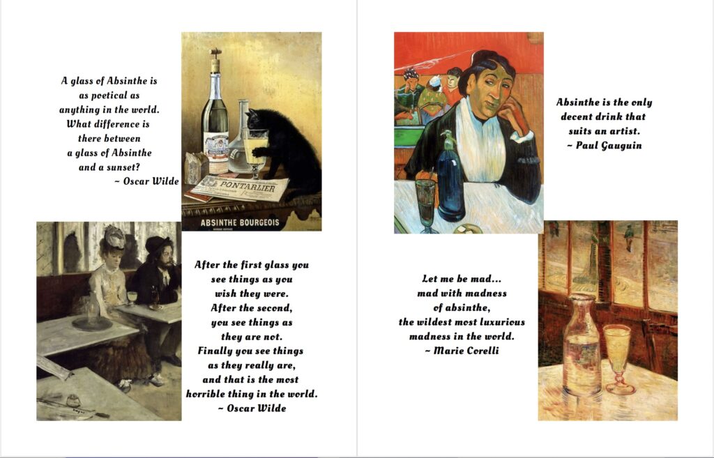 Art Excerpt from the Green Fairy's Canvas