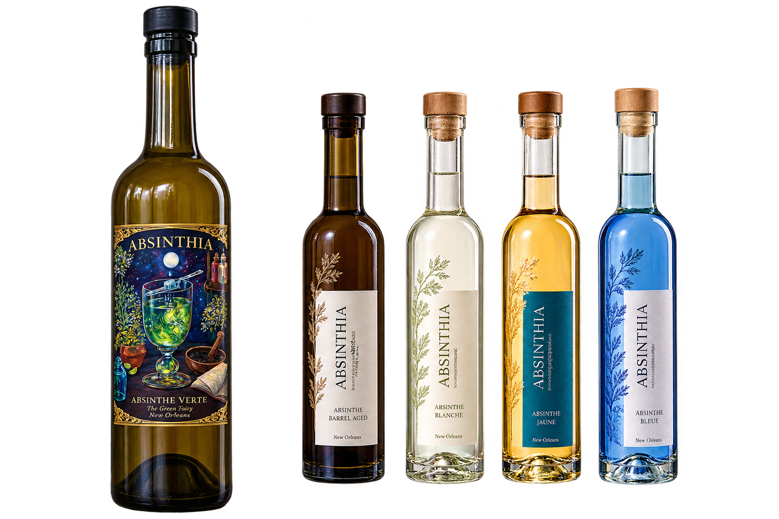 Absinthe Bottles